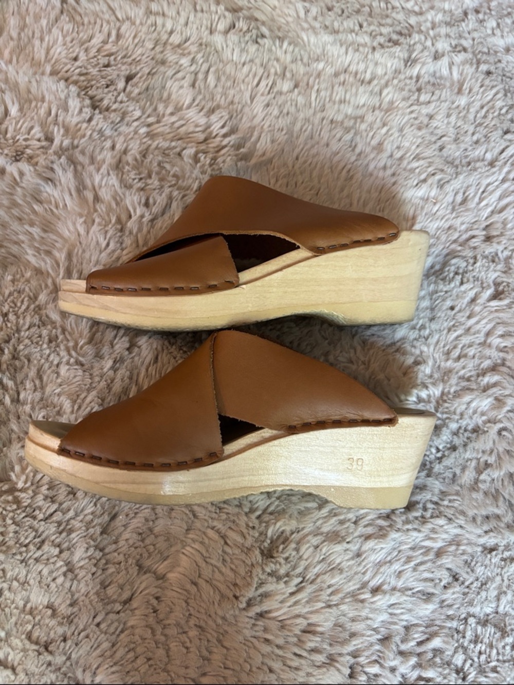 No. 6 Wedge Crossover Sandals - Picture 5 of 7
